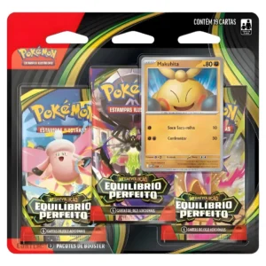Blister Triplo Pokémon ME03 Equilíbrio Perfeito - Original Copag (carta promo aleatorio)