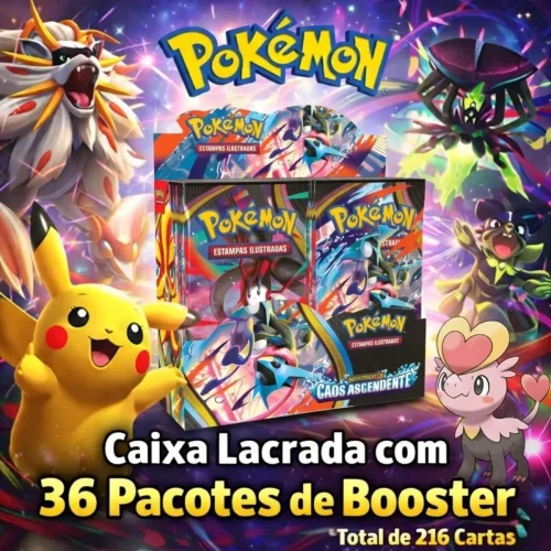 Box Display 36 Boosters Pokémon ME04 Caos Ascendente – Original Copag (2)